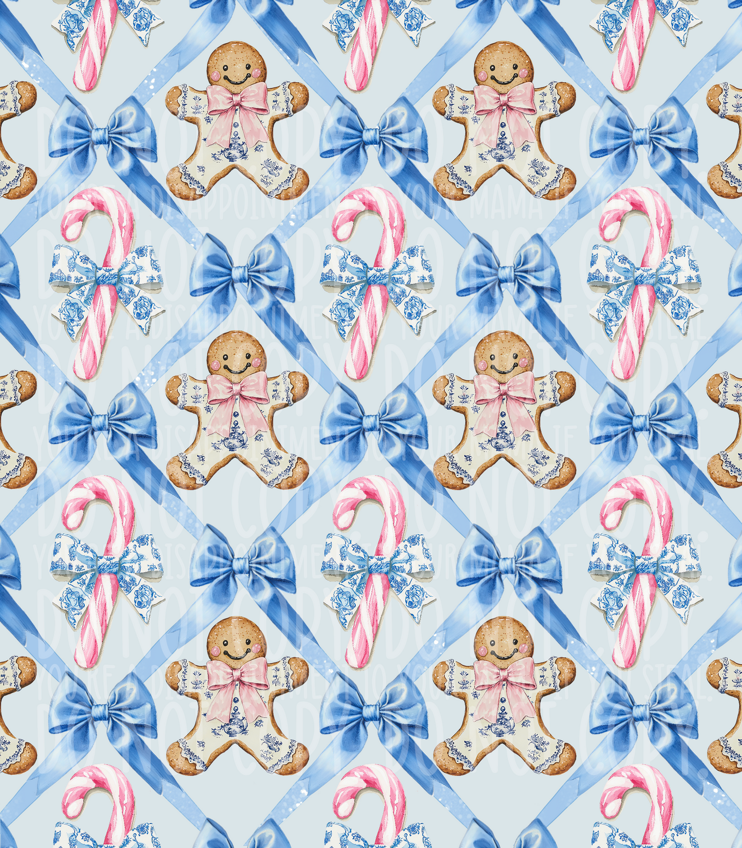 Blue gingerbread (Tea Cup Sized)