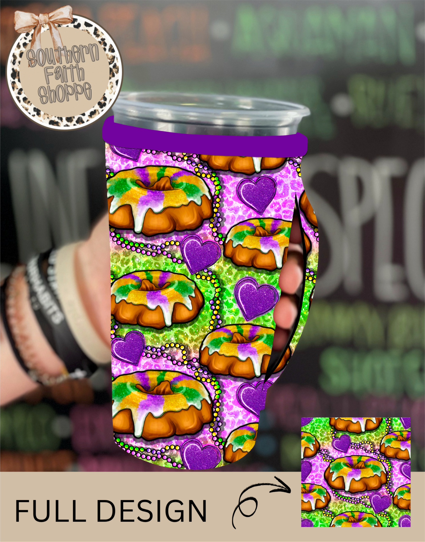 King cakes (Tea Cup Sized