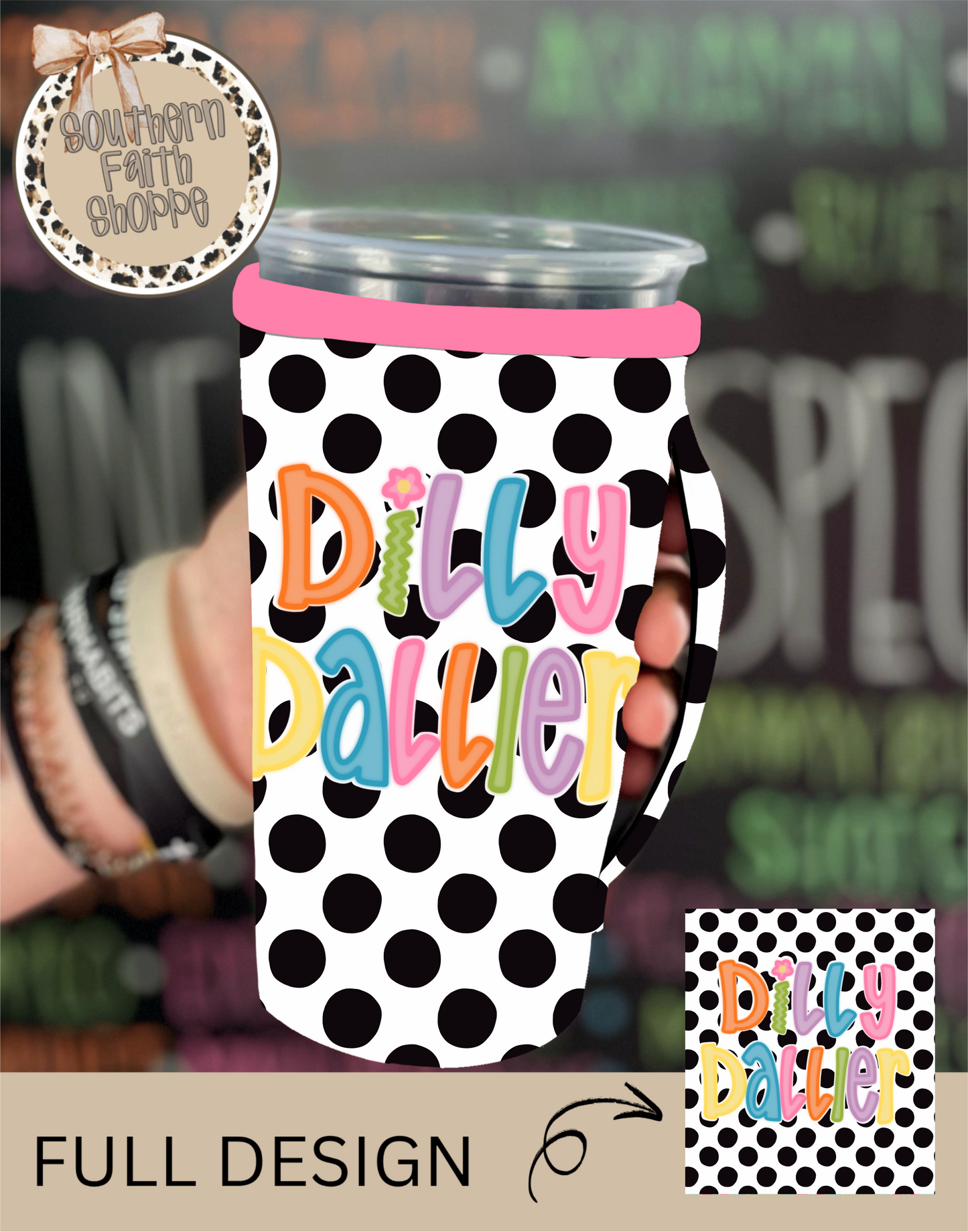 DILLY DALIER DOTS | TEA SIZED 32oz