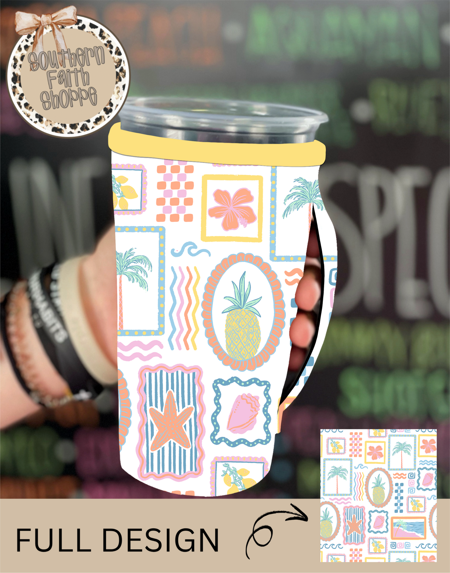 SUMMER STAMPS | TEA SIZED 32oz