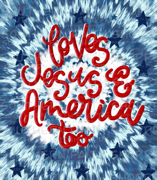 Jesus and America (Tea Cup Size)a
