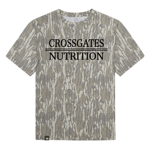 LIGHT WASH GREEN LEAF CAMO CUSTOMIZED | T-SHIRT