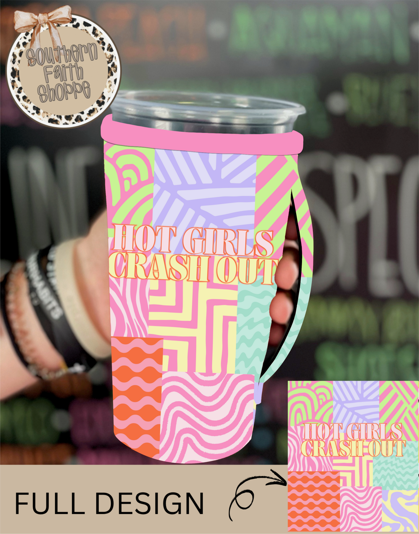 HOT GIRLS CRASH OUT | 32oz KOOZIE