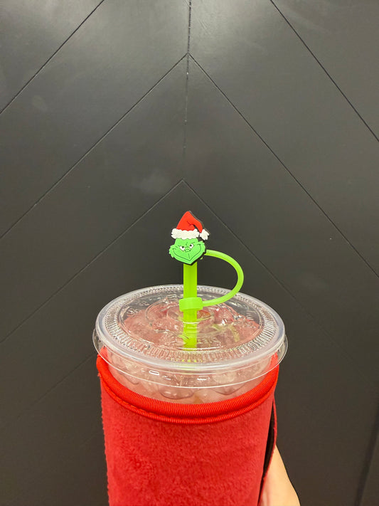 GREEN | STRAW TOPPER 10 PACK
