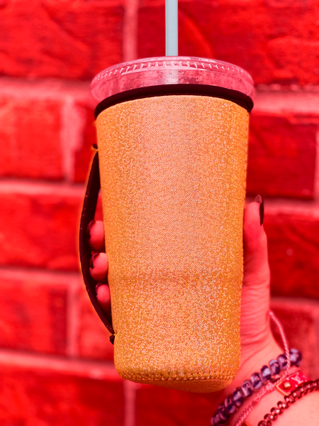 Orange glitter  (Shake Cup Sized)