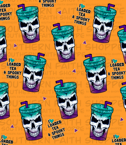 Loaded tea and spooky things (Tea Cup Sized)