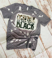 Bleached "Cowhide is the new Black" shirt