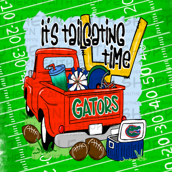 Tailgating Gators (Tea Cup Sized)
