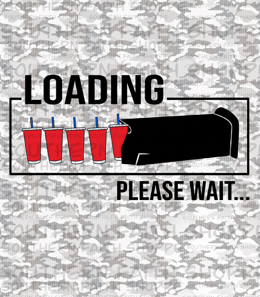 Loading please wait (Tea Cup Sized)