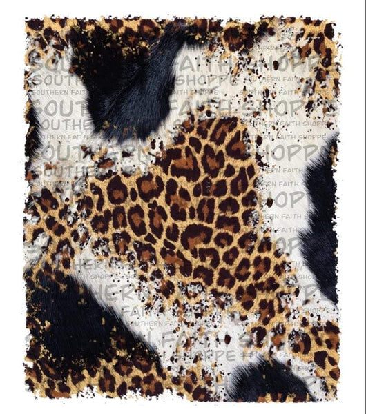 Leopard Cowhide (Tea Cup Sized)