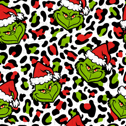 Green Leopard print (Tea Cup Sized)