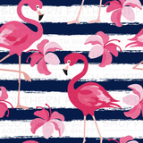 Striped flamingo (Tea Cup Sized)