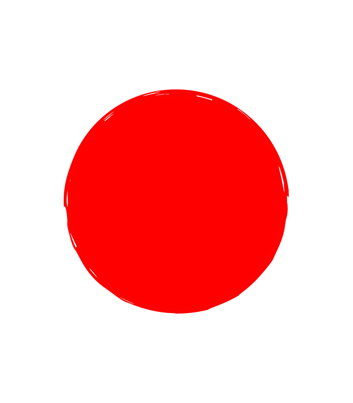 Solid Red (Tea Cup Sized)