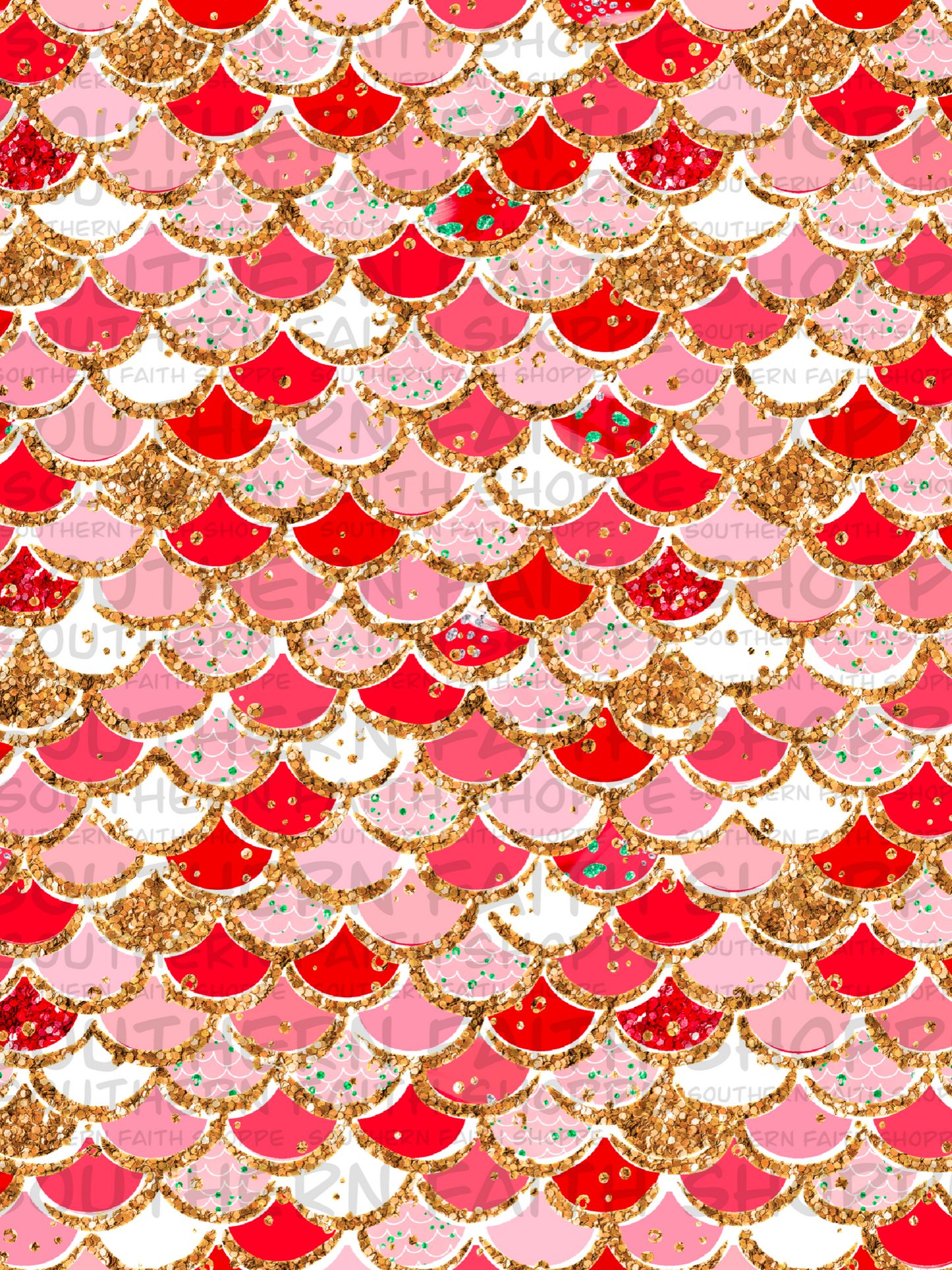 Red Mermaid (Tea Cup Sized)