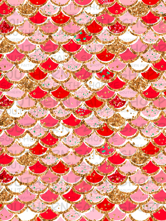 Red Mermaid (Tea Cup Sized)