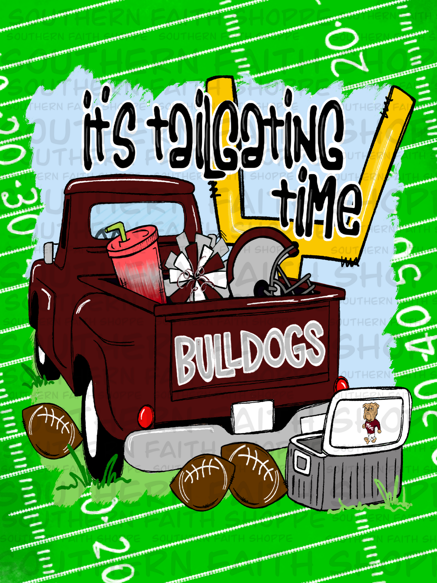 Bulldog tailgater  (Tea Cup Sized)