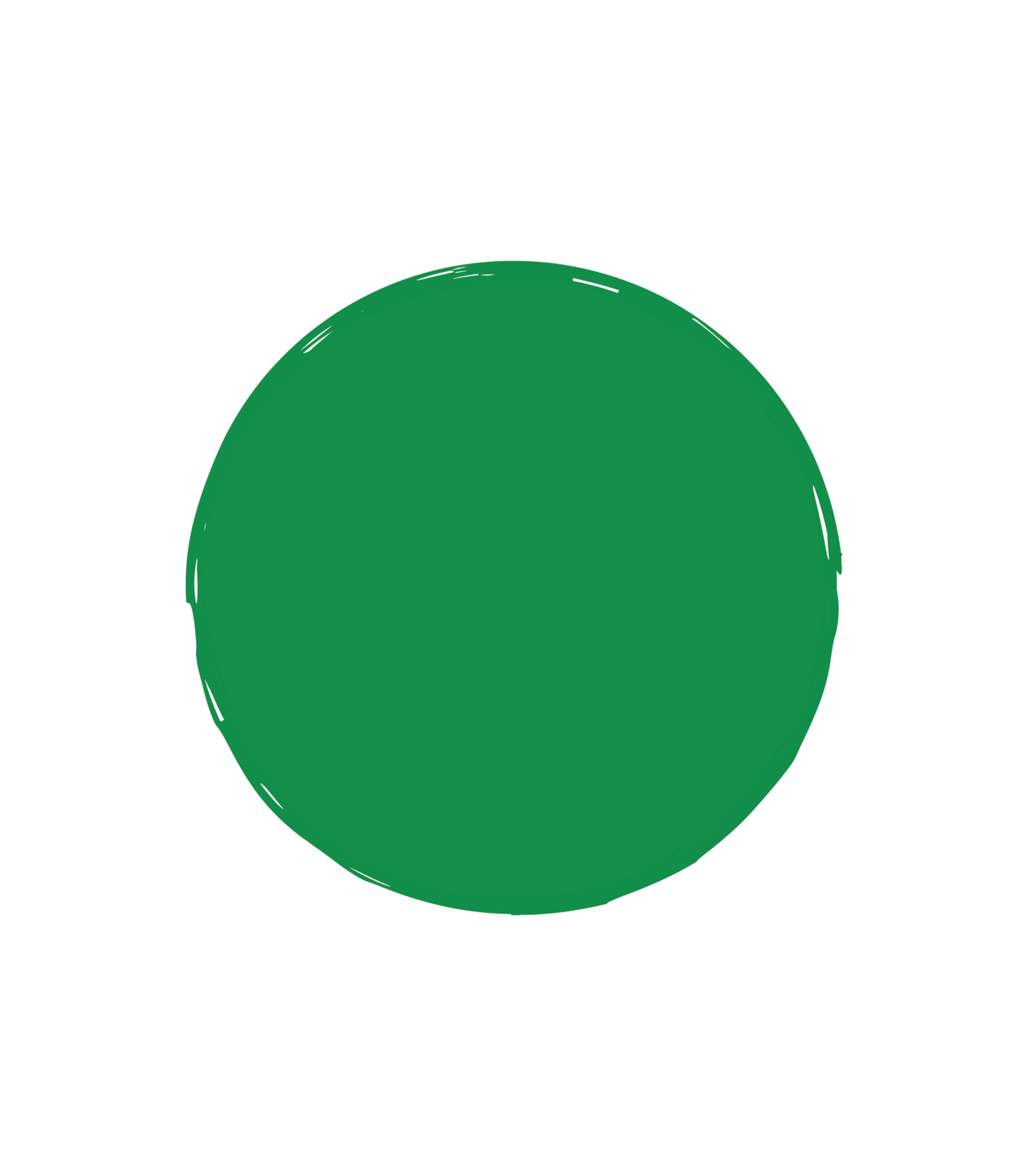 Solid Green (Tea Cup Sized)