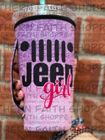 Jeep Girl (Tea Cup Sized)