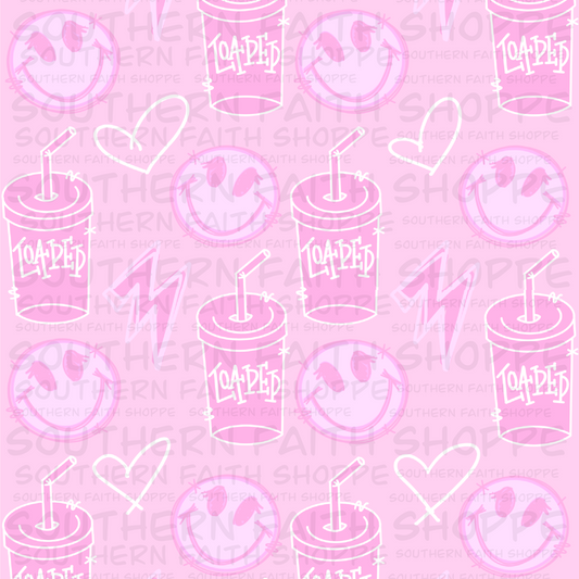 Pink loaded Smiley (Tea Cup Sized)