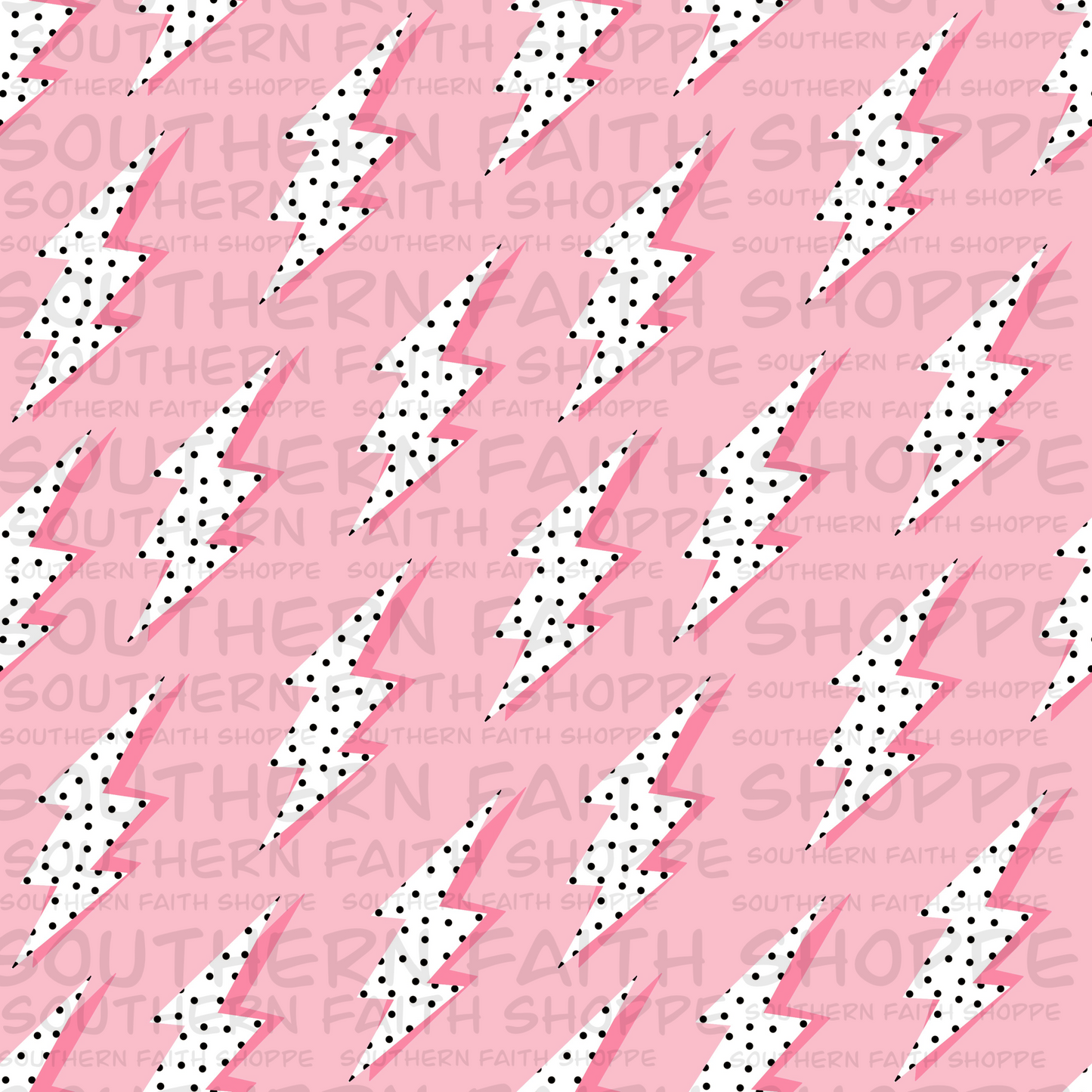 Preppy lightening bolts  (Tea Cup Sized)