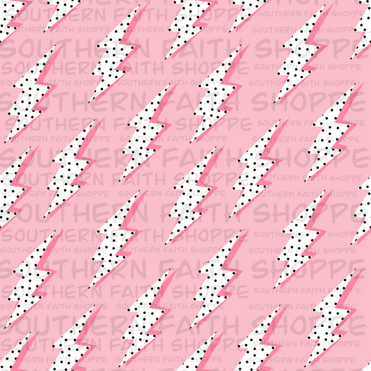 Preppy lightening bolts  (Tea Cup Sized)