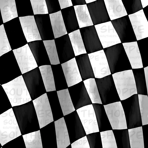 Checkered flag (Tea Cup Sized)