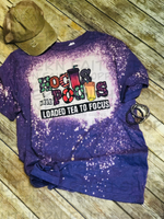 Bleached "Hocus pocus" purple shirt