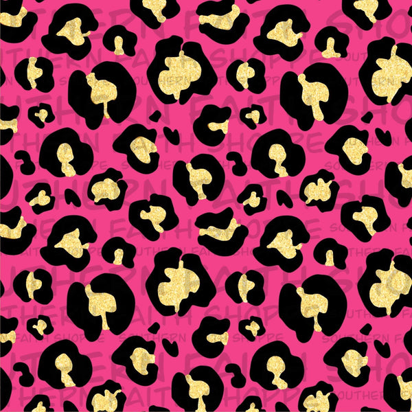 hot pink cheetah print background